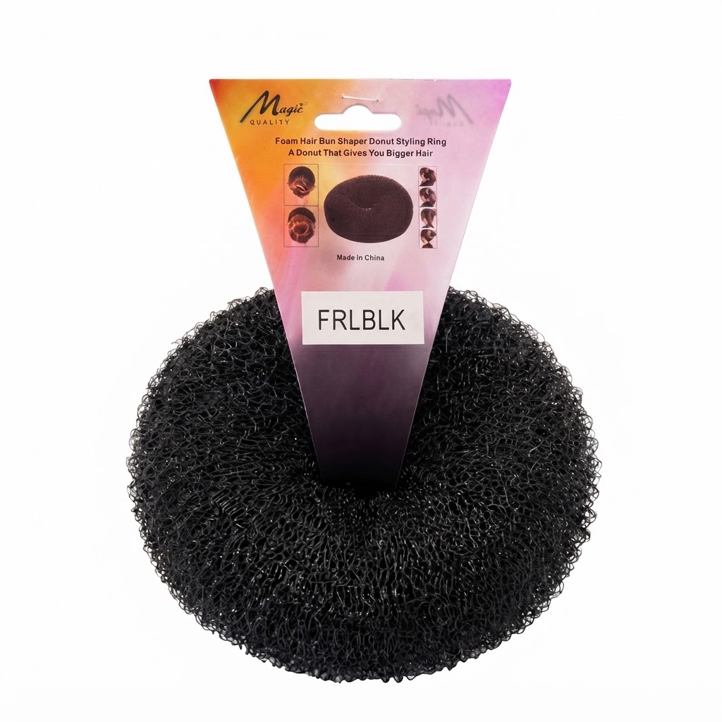 Magic Collection Hair Bun Shaper Donut Styling Large Ring #FRLBLK