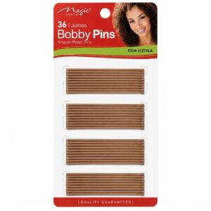 Magic Collection Jumbo Bobby Pins in Brown