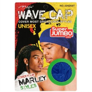 Magic Collection New Marley Wave Cap in Blue for Dreadlocks