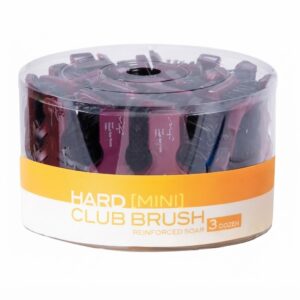 Premium Mini Hard Club Brushes Pack of 36Pcs #7744H