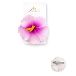 Murry Collection Bright Purple Floral Hair Clip #CL146