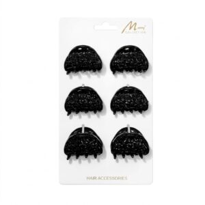 Murry Collection Jawa Clip Small Black 6pc Hair #FC924
