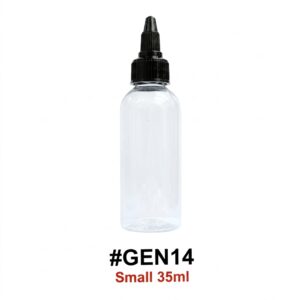Clear nozzle bottle for precise dispensing, 35ml capacity