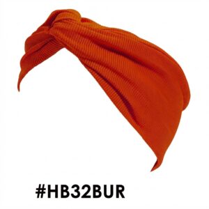 Murry Collection Tie Wide Head Band in Burgundy Colour