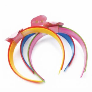Assorted 1-inch head bands in vibrant colors for women and girls