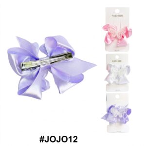Jojo Hair Clip Mix Colour 3pc Set with Butterfly Design #JOJO12