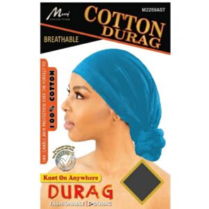 Murry Collection Cotton Lady Durag in assorted colors for women