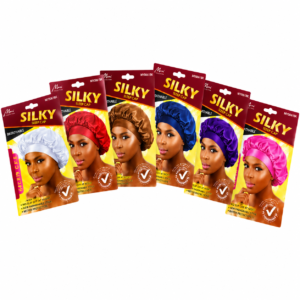 Murry Collection Ladies Silky Sleep Cap Assorted Colours 6Pcs #M7000AST