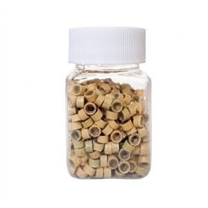 Micro Ring Hair Extensions in Blonde 250PC for seamless styling