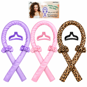Murry Collection Heat Less Curling Rod Head Band Ast Colours 1Pcs #MSTROLLAST