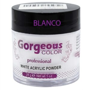 Gorgeous Colour Professional White Acrylic Nail Powder #NP31WHI
