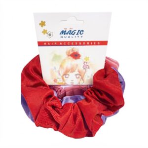Magic Collection Satin Scrunchies in Assorted Colours #S5AST