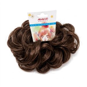 Magic Quality Hair Scruncher in Brown Colour #SC8028BRO