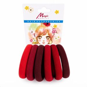 Magic Quality Hair Pony Red Colour 10pc Set #TP15RED