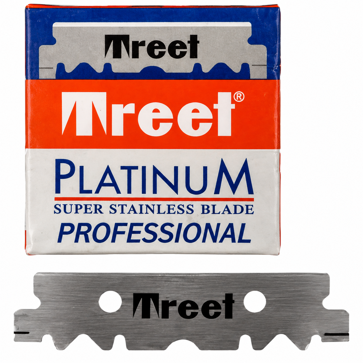 Treet Platinum Super Stainless Half Blades in pack