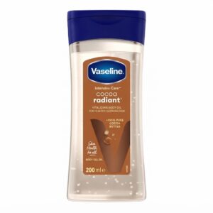 Vaseline Cocoa Radiant Body Gel Oil 200ml with cocoa butter