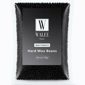 Walee Hard Wax Beans Black Color 700g for hair removal