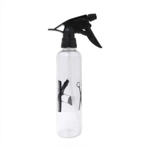 Professional slim spray bottle with trigger action for hair and beauty use