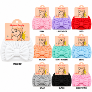Baby Bow Turban Adorable & Stylish Headwear 12pc Pack #BA2