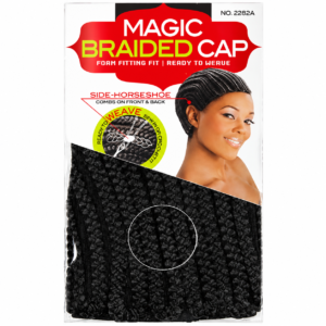 Side-Horseshoe Braided Wig Cap #2282A