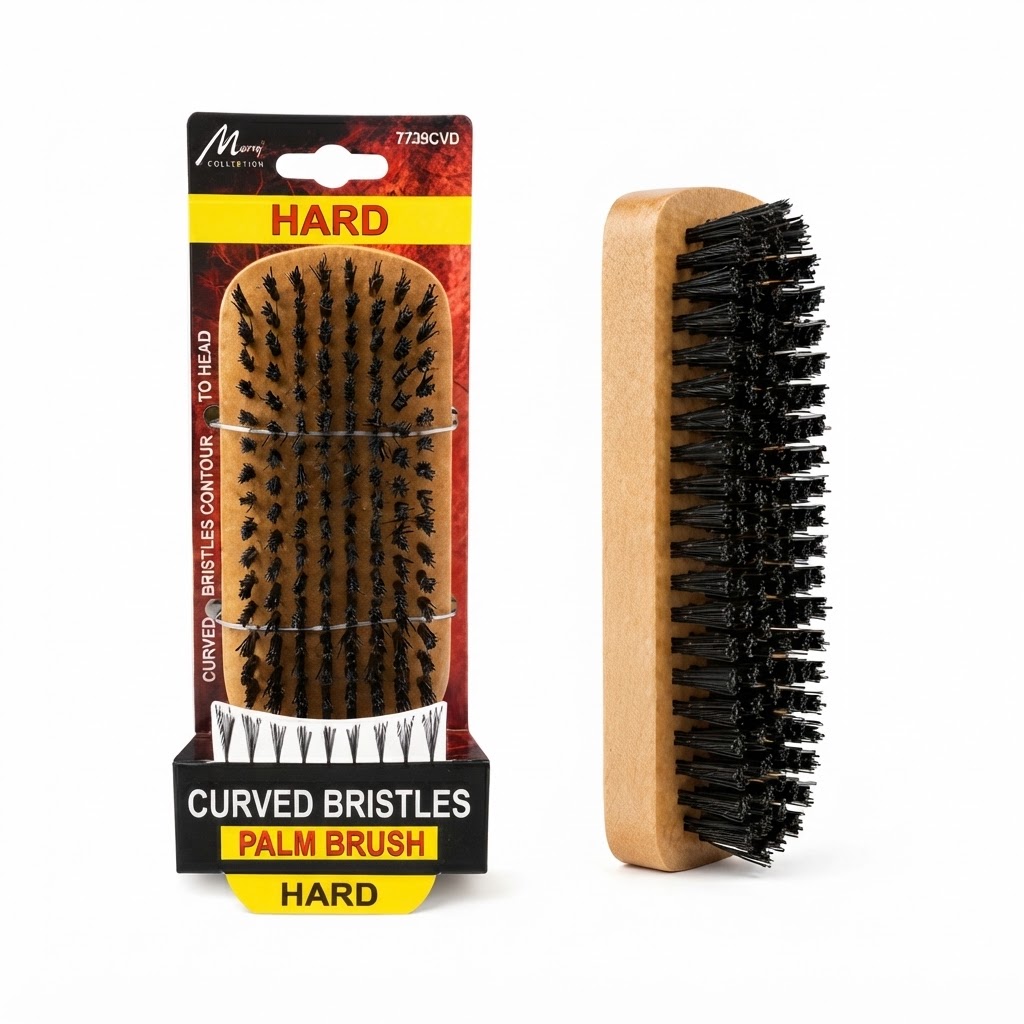 Magic Quality Curved Bristles Palm Brush Hard #7739CVD