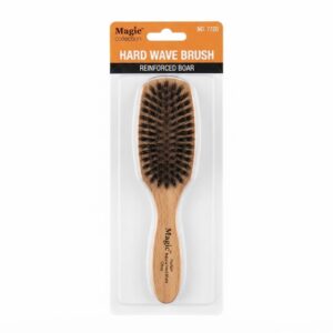 Magic Oval Wave Brush with Handle Boar Bristle #7720