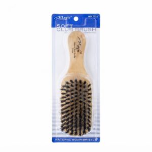 Magic Wave Brush with Handle Boar Bristle #7721