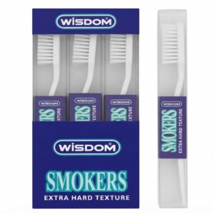 Wisdom Smokers Extra Hard Texture Toothbrush 1pcs #SMKBLU