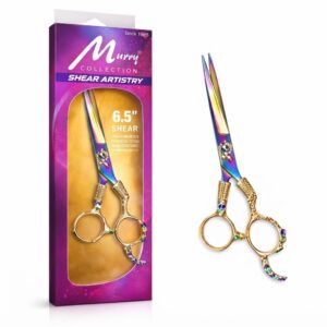 Professional Barber Razor Scissor 6.5″ Multi #401MULTI