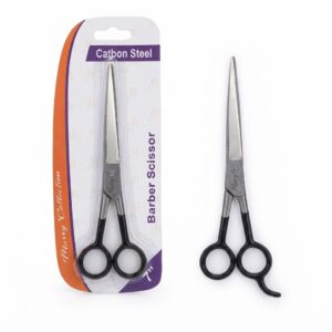 Barber Scissors Carbon Steel - 7″ Professional #175B