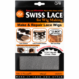 Swiss Lace for Wig Making Black Make & Repair Lace Wigs #5012BLK
