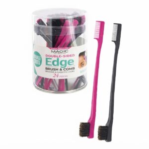 Magic 2In1 Edge Brush Jar 24 Pcs #EDG01JAR