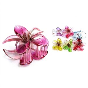 Murry Collection Flower Shape Hair Clamp Mix Colour 1Pcs #CL137