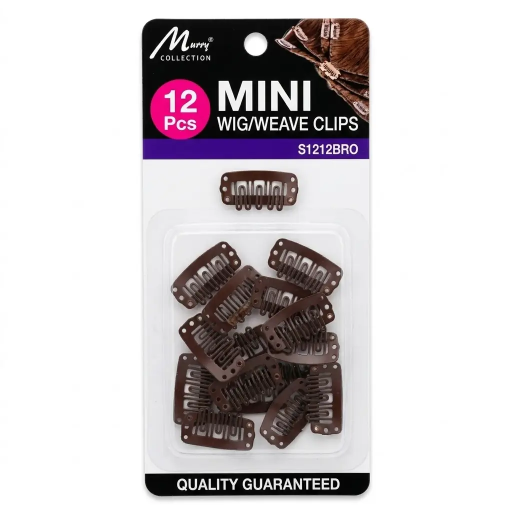 Murry Collection Mini Wig/Weave Clips #S1212BRO